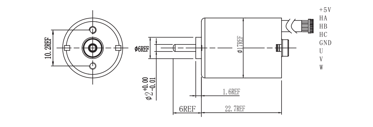 OT-EM1723無刷電機|按摩器馬達|美容儀電機|電動起子電機-萬至達電機