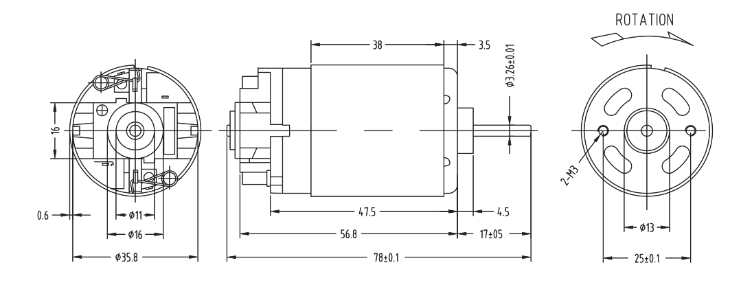 OT-RK-5512PH-14122-78有刷電機_吹風(fēng)機電機_碎紙機電機_直流有刷電機-萬至達電機