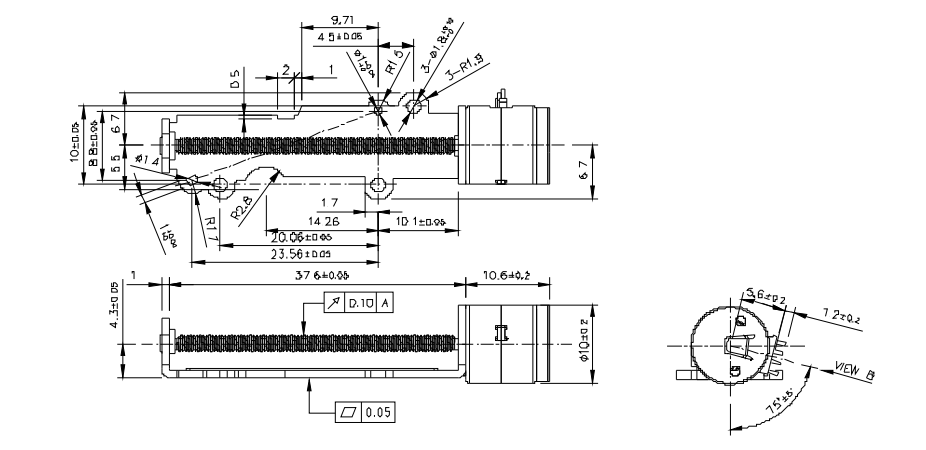 OT-SM10L-002微型打印機步進電機_攝像機電機-萬至達電機