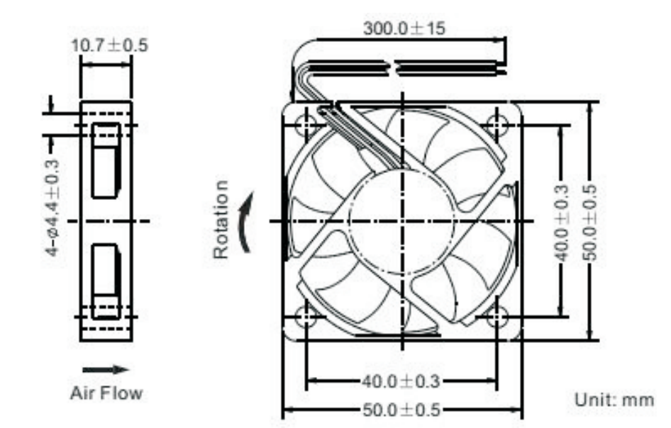 OT-EF5010無刷電機|風(fēng)扇電機|散熱風(fēng)扇|無刷直流電機-萬至達電機