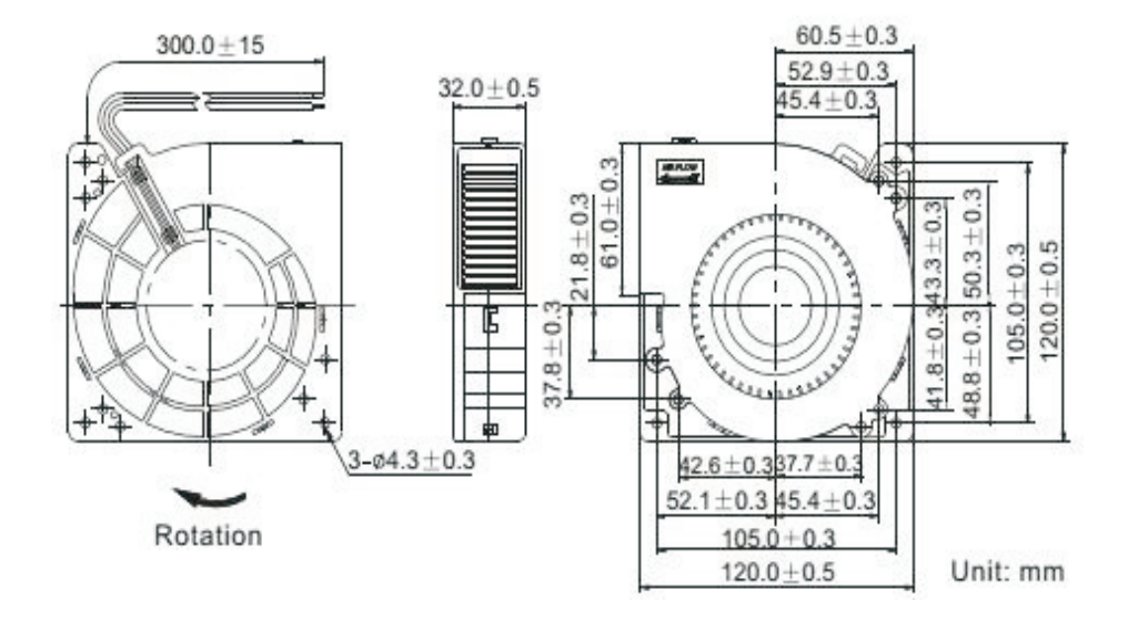 OT-EF12032無(wú)刷電機(jī)|風(fēng)扇電機(jī)|散熱器電機(jī)-萬(wàn)至達(dá)電機(jī)