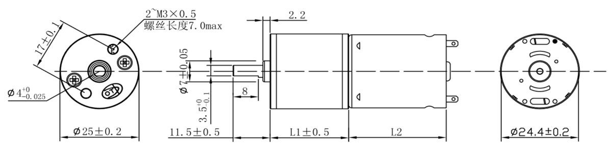 OT-25GA減速電機(jī)|減速齒輪箱|直流減速電機(jī)|減速馬達(dá)-萬(wàn)至達(dá)電機(jī)