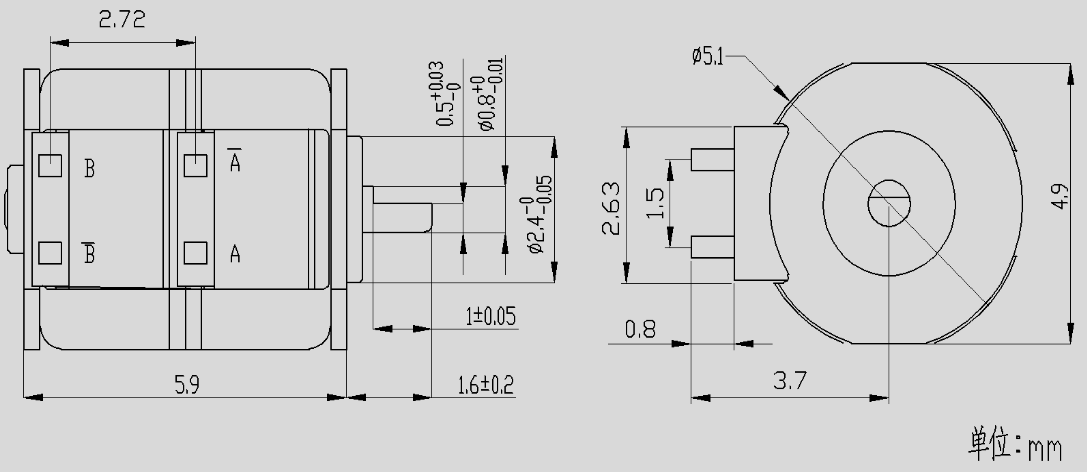 OT-SM05步進(jìn)電機(jī)_5mm微型步進(jìn)電機(jī)_鏡頭馬達(dá)-萬至達(dá)電機(jī)